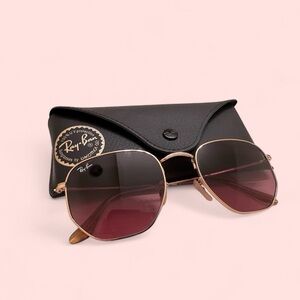 Ray-Ban OCTAGONAL CLASSIC, Polished Copper, Brown Gradient